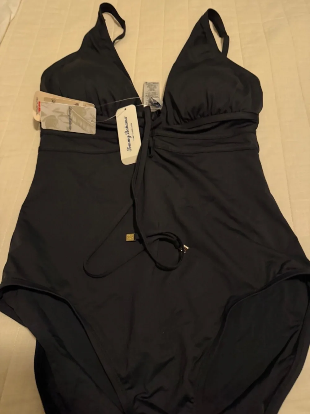 Tommy Bahama Perfect Fit One Piece in Black Size 10